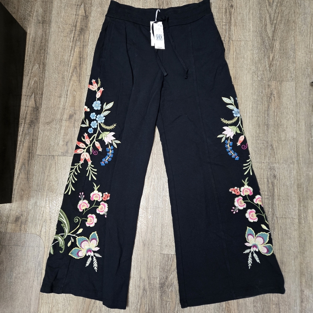 JOHNNY WAS Wide Leg Pants size Small NWT